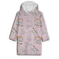 Harry Potter hoodie poncho roze maat XS - L - polyester