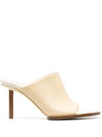 Jacquemus mules Les Mules Rond Carré en cuir - Tons neutres - thumbnail