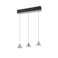 Trio Design hanglampRomeo 3-lichts nikkel - 337010307