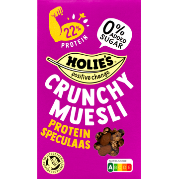 Holie&apos;s Crunchy Muesli Protein Speculaas 400g bij Jumbo