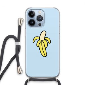 Banana: iPhone 13 Pro Transparant Hoesje met koord