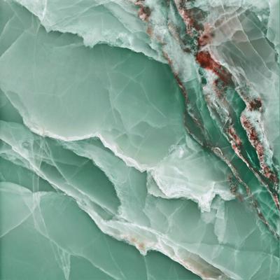 Vloertegel Onyx Turquoise polished 120x120 rett | Geschikt als zowel vloertegel als wandtegel