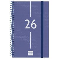 Agenda Finocam Blauw 11,7 x 18,1 cm