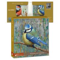 Kaartenmapje Erik van Ommen - Birds 8 Stuks