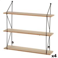 Planken Max Home Ijzer Hout MDF 50 X 49 X 12 CM (4 Stuks)