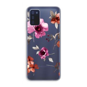 Geschilderde bloemen: Samsung Galaxy A03s Transparant Hoesje