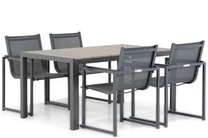 Lifestyle Delgada/Young 155 cm dining tuinset 5-delig