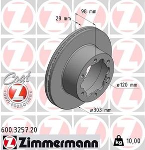 Remschijf COAT Z 600325720