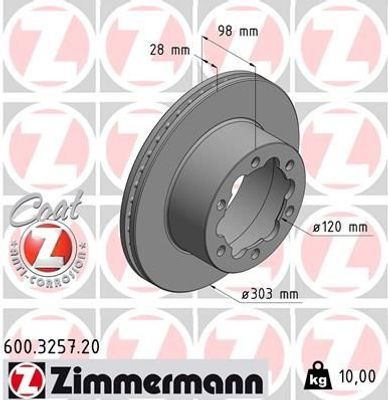 Remschijf COAT Z 600325720