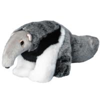 Nature Planet Miereneter knuffel - grijs - pluche - 40 cm - knuffeldier