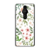 Botanical sweet flower heaven: Sony Xperia Pro-I Transparant Hoesje