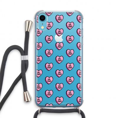 GIRL POWER: iPhone XR Transparant Hoesje met koord