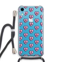 GIRL POWER: iPhone XR Transparant Hoesje met koord GIRL POWER: iPhone XR Transparant Hoesje met koord