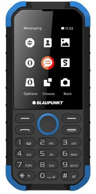 Blaupunkt outdoortelefoon Sand Dual Sim 7,8 cm blauw/zwart
