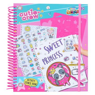 Canenco Cutie crew sjabloon activiteiten kleurboek