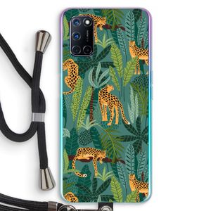 Luipaard 2: Oppo A52 Transparant Hoesje met koord