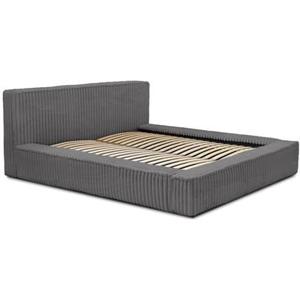 Trae Mobler Melody 160 x 200 cm Gestoffeerd Bed Grijs