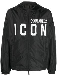 DSQUARED2 veste à imprimé Icon - Noir