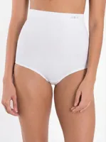 J&C hoge corrigerende slip dames - W736 - Betaalbare shapewear - Buik corrigerend - S - Wit | Dames slip - Onderbroek - Ondergoed- Corrigerend - S