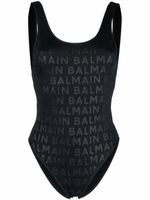Balmain maillot de bain Olimpionic à logo imprimé - Noir Balmain maillot de bain Olimpionic à logo imprimé - Noir