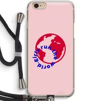 Run The World: iPhone 6 / 6S Transparant Hoesje met koord