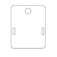 Byoux-kaartje type 11 - bxh 60x75 mm