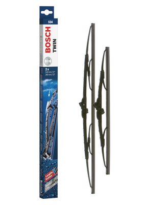Bosch ruitenwissers Twin 534 - Lengte: 530/380 mm - set wisserbladen voorzijde 534