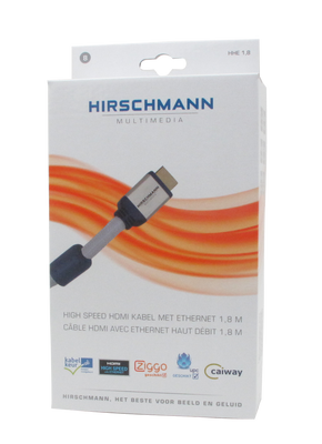 HDMI kabel 1,8M HHE1.8 Hirschmann
