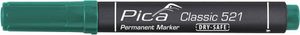 Pica 521/36 Perm. Marker 2-6mm beitel groen,10st.