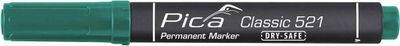 Pica 521/36 Perm. Marker 2-6mm beitel groen,10st.
