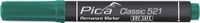 Pica 521/36 Perm. Marker 2-6mm beitel groen,10st.