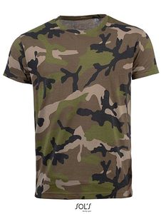 Sol’s L133 Men`s Camo T-Shirt