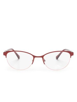 Etnia Barcelona lunettes de vue Margrethe à monture papillon - Rouge