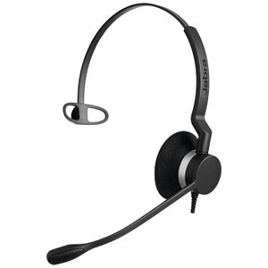 Jabra BIZ™2300 Over Ear headset Telefoon Kabel Mono Zwart Noise Cancelling