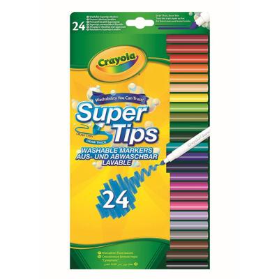 Crayola viltstiften met superpunt, 24st.