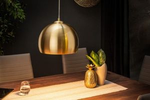 Moderne hanglamp GOLDEN BALL 30cm gouden hanglamp in hoogte verstelbaar - 39439