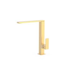 Keukenkraan Tres Cuadro | Opbouw | 360° Draaibaar | Mengkraan | 1-hendel | Vierkant | 24k Goud mat