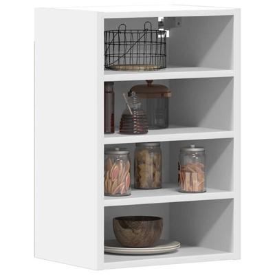 Hangkast 40x29,5x60 cm bewerkt hout wit