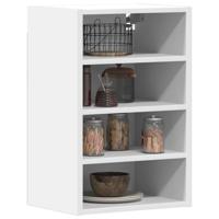 Hangkast 40x29,5x60 cm bewerkt hout wit
