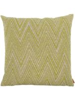 Missoni Home coussin à motif zigzag signature - Vert