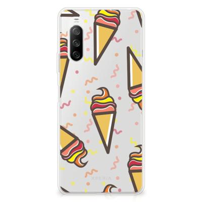Sony Xperia 10 III | Siliconen Case | Icecream