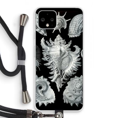Haeckel Prosobranchia: Pixel 4 Transparant Hoesje met koord