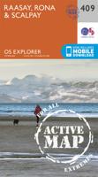 Wandelkaart - Topografische kaart 409 OS Explorer Map | Active Raasay / Rona / Scalpay | Ordnance Survey Wandelkaart - Topografische kaart 409 OS Explorer Map | Active Raasay / Rona / Scalpay | Ordnance Survey