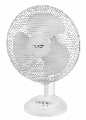 EuromVT12-blanc Tafelventilator Wit