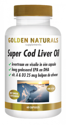 Golden Naturals Super Cod Liver Oil Capsules
