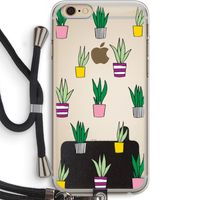 Sanseveria: iPhone 6 PLUS / 6S PLUS Transparant Hoesje met koord