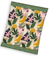 Sweet Home fleeceplaid groen 150x200cm Sweet Home fleeceplaid groen 150x200cm