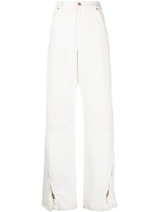 Blumarine jean ample à taille haute - Blanc