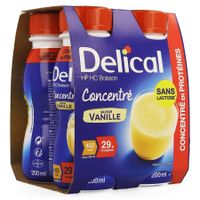 Delical Geconcentr. Vanille 4x200ml