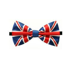 Engeland verkleed vlinderstrikje 12 cm voor dames/heren   -